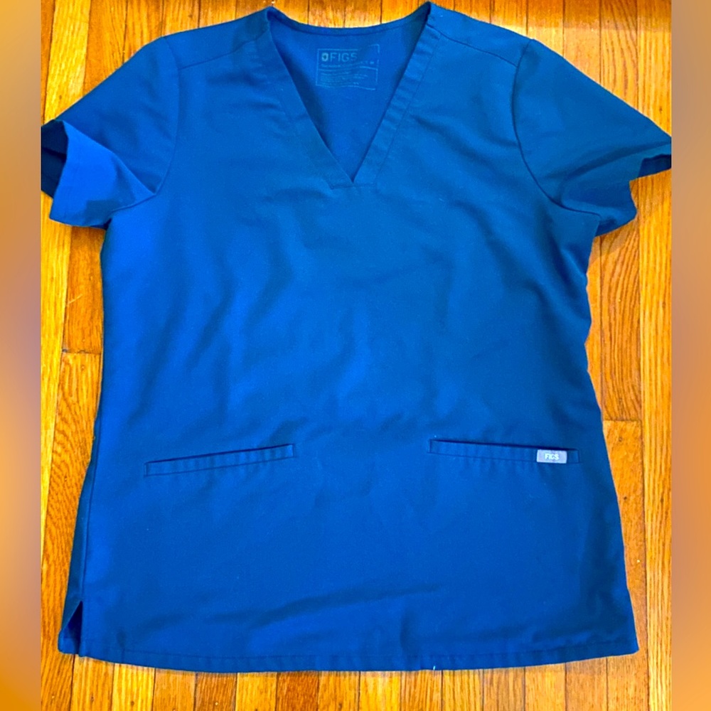 Figs scrub SET BLUE(Caribbean blue)